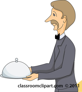 Occupation   Restaurant Server Color   Classroom Clipart