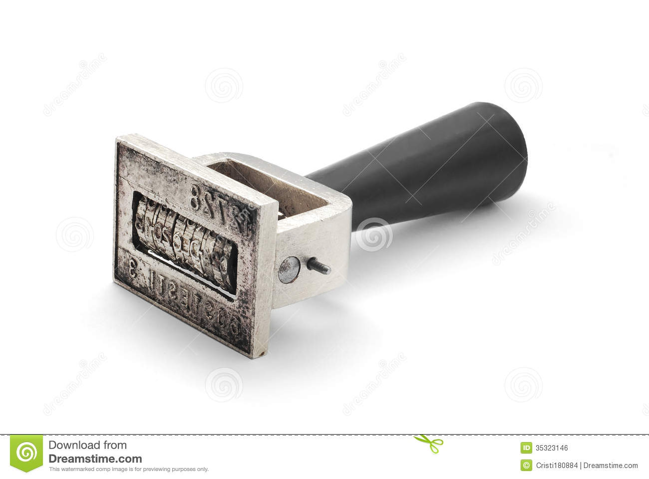 Old Date Stamper Royalty Free Stock Image   Image  35323146