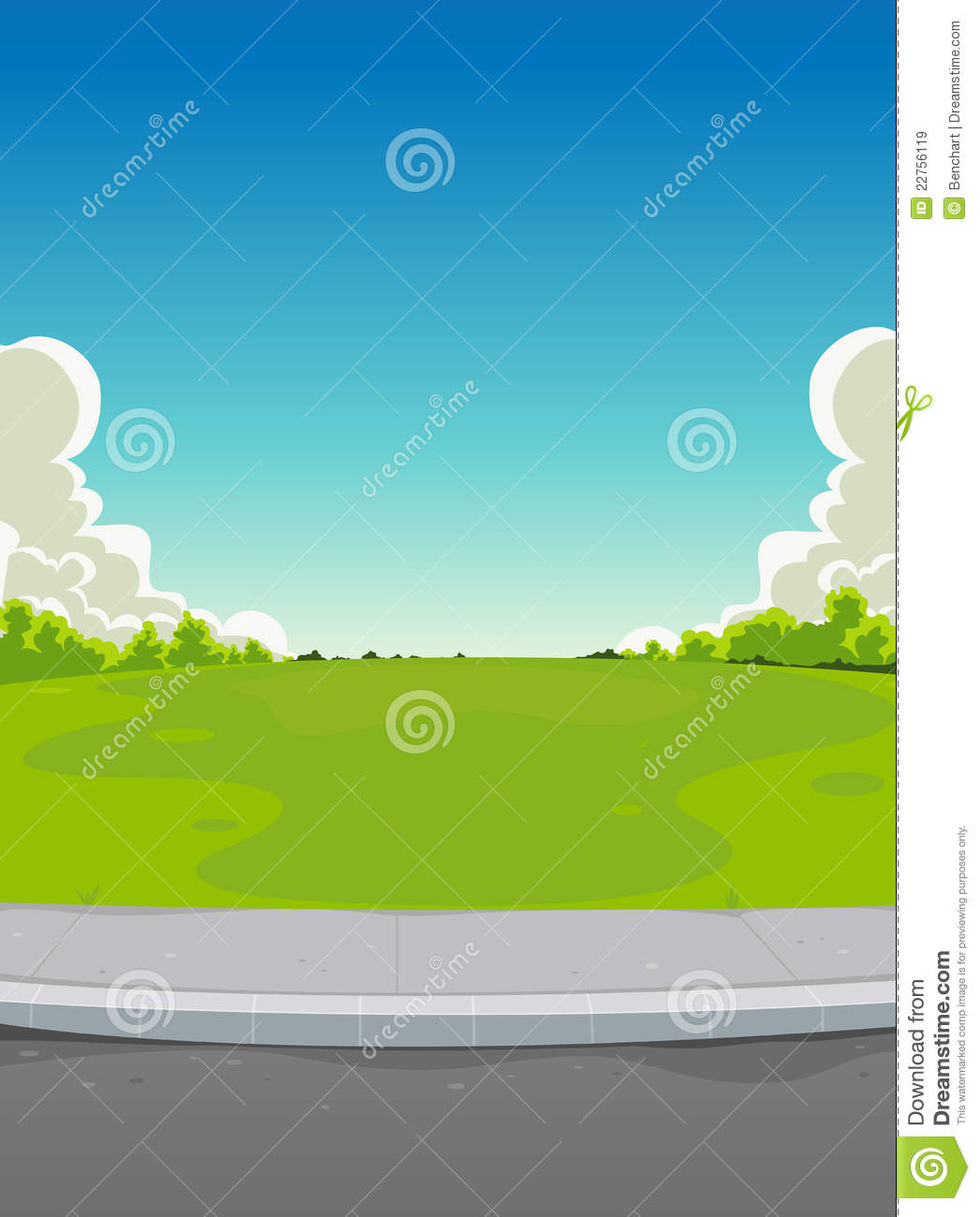 Pavement And Green Park Background Royalty Free Stock Images   Image    