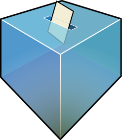 Share Ballot Box Blue Clipart With You Friends
