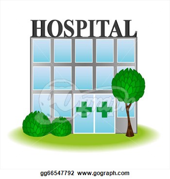 Stock Illustration   Vector Icon Hospital  Clipart Drawing Gg66547792