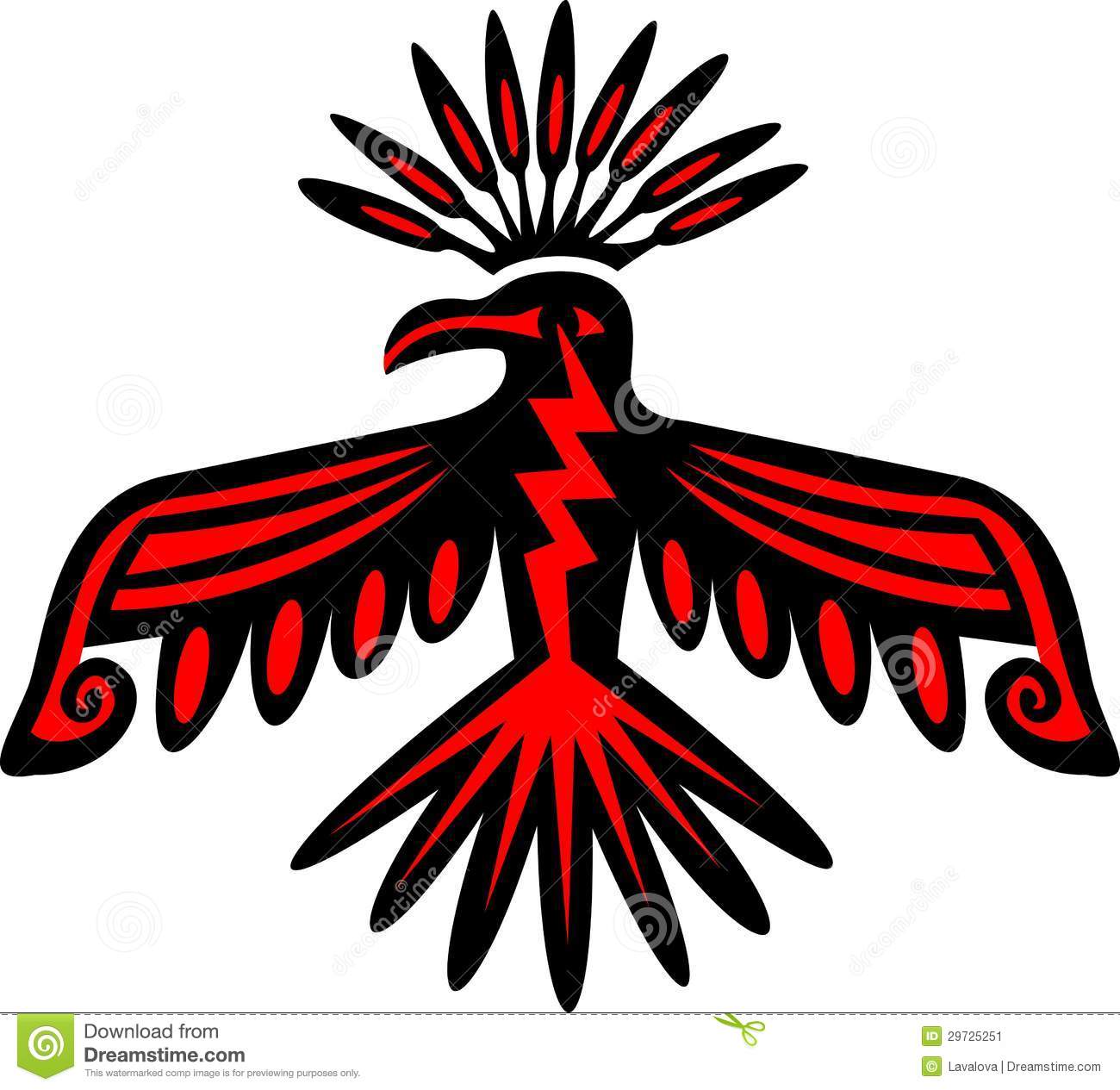 Thunderbird   Native American Symbol Stock Image   Image  29725251