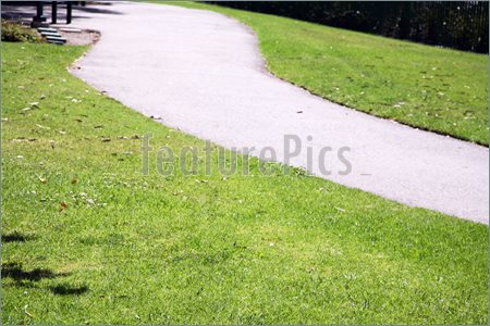 Winding Sidewalk Background Photo  High Resolution Photograph At    
