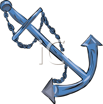 Anchor For A Boat Clipart Image   Free Images At Clker Com   Vector