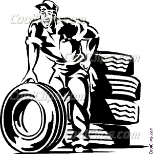 Auto Mechanic Clipart Auto Mechanic With Tires