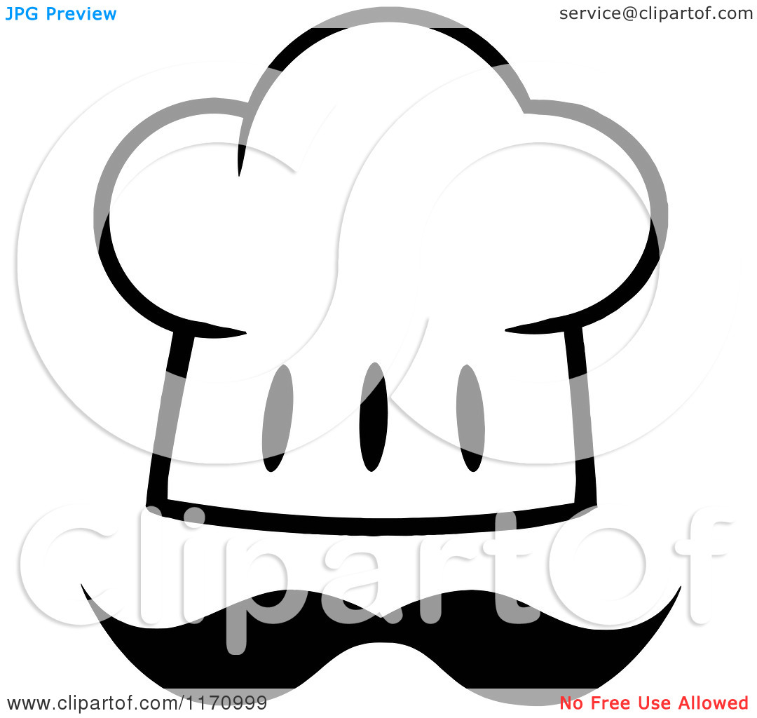 Chef Hat Clipart Black And White Cartoon Of A Black And White Chef Hat