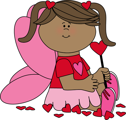 Cute Valentines Day Clipart Valentine S Day Fairy With