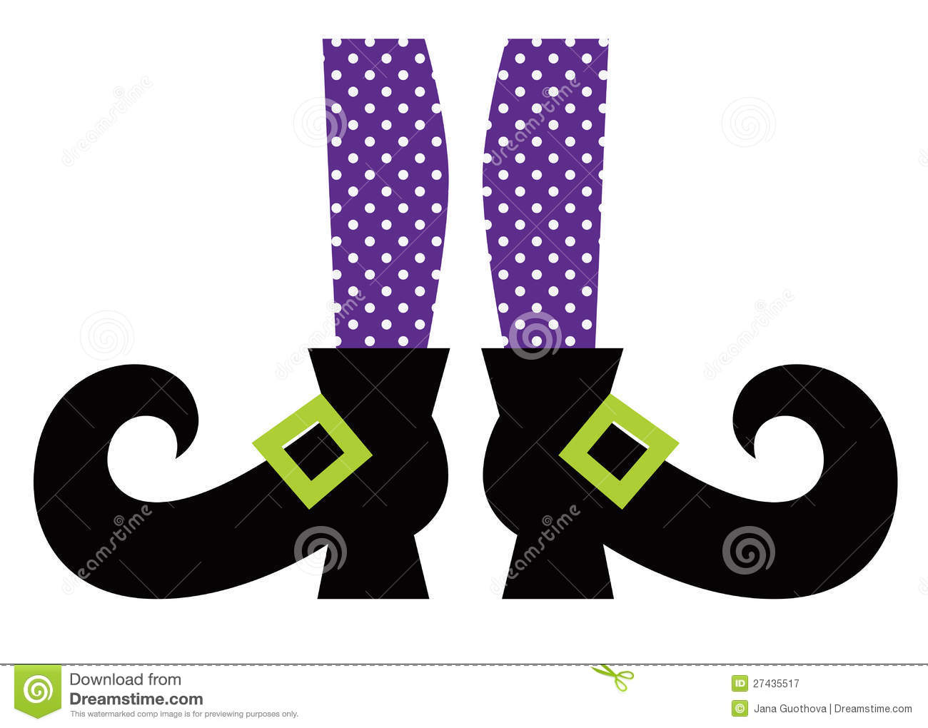 Cute Witch Legs Royalty Free Stock Photography   Image  27435517
