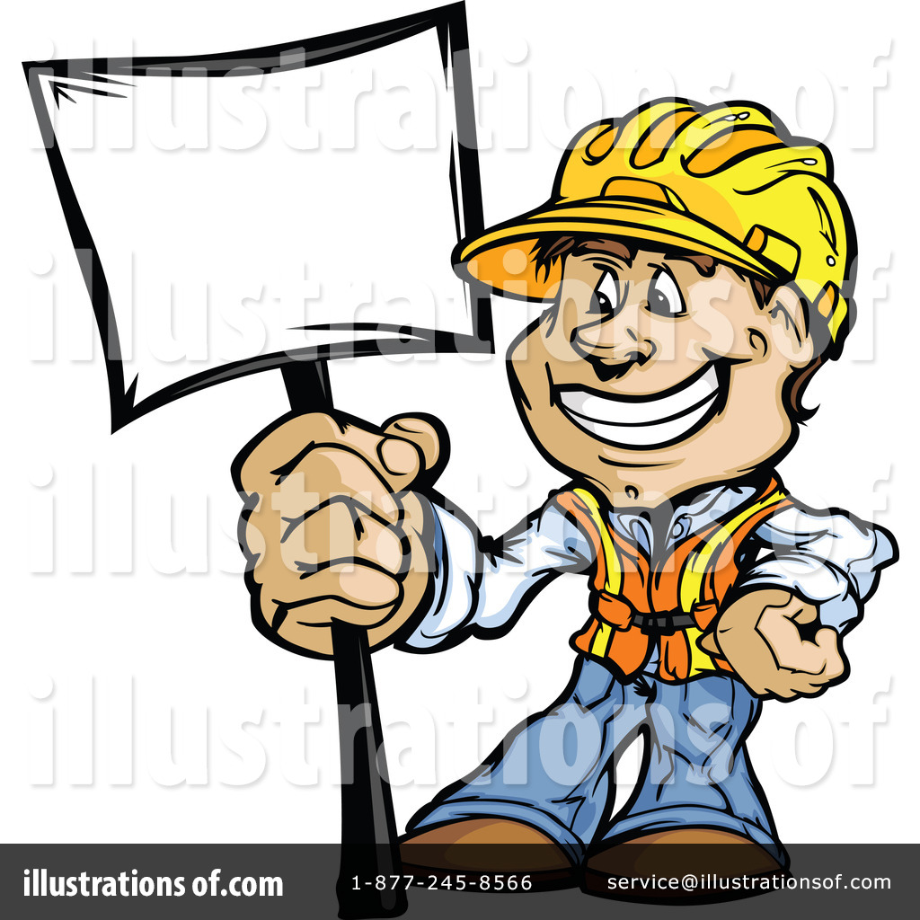 Free  Rf  Construction Worker Clipart Illustration By Chromaco