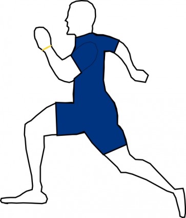 Man Jogging Exercise Clip Art Free Vector In Open Office Drawing Svg