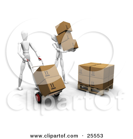 Moving Boxes Clipart Black And White Preview Clipart