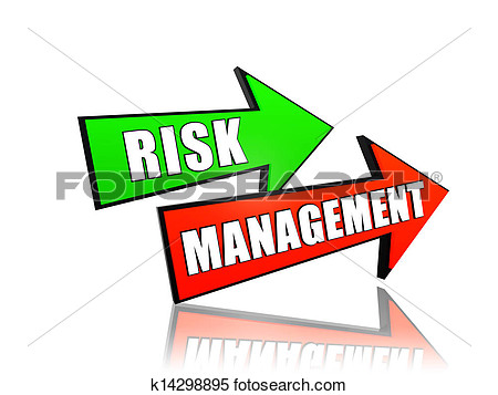 Risk Management   Text In 3d Arrows Business Concept Words