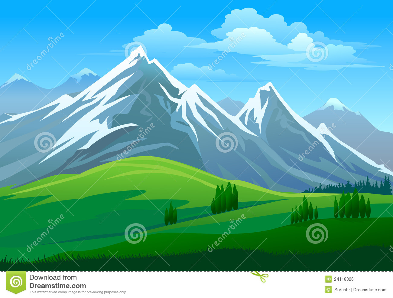 Snow Mountain Clipart Amazing Snow Clad Mountain And