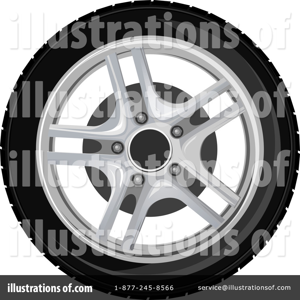 Tire Clipart  1062465   Illustration By Seamartini Graphics
