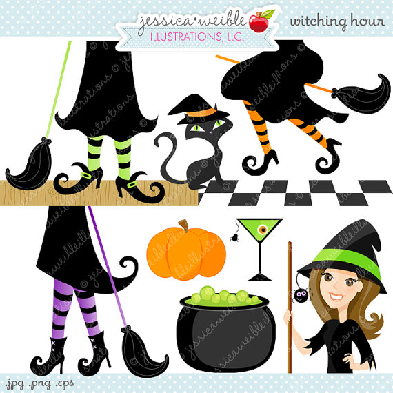     Use Ok   Witch Clipart Witch Graphics Witch Feet Digital Art