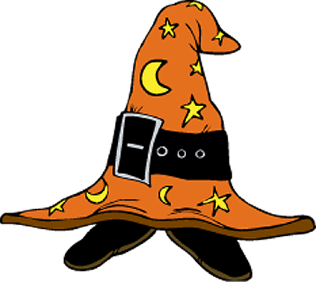 Witch Hat With Feet Clip Art