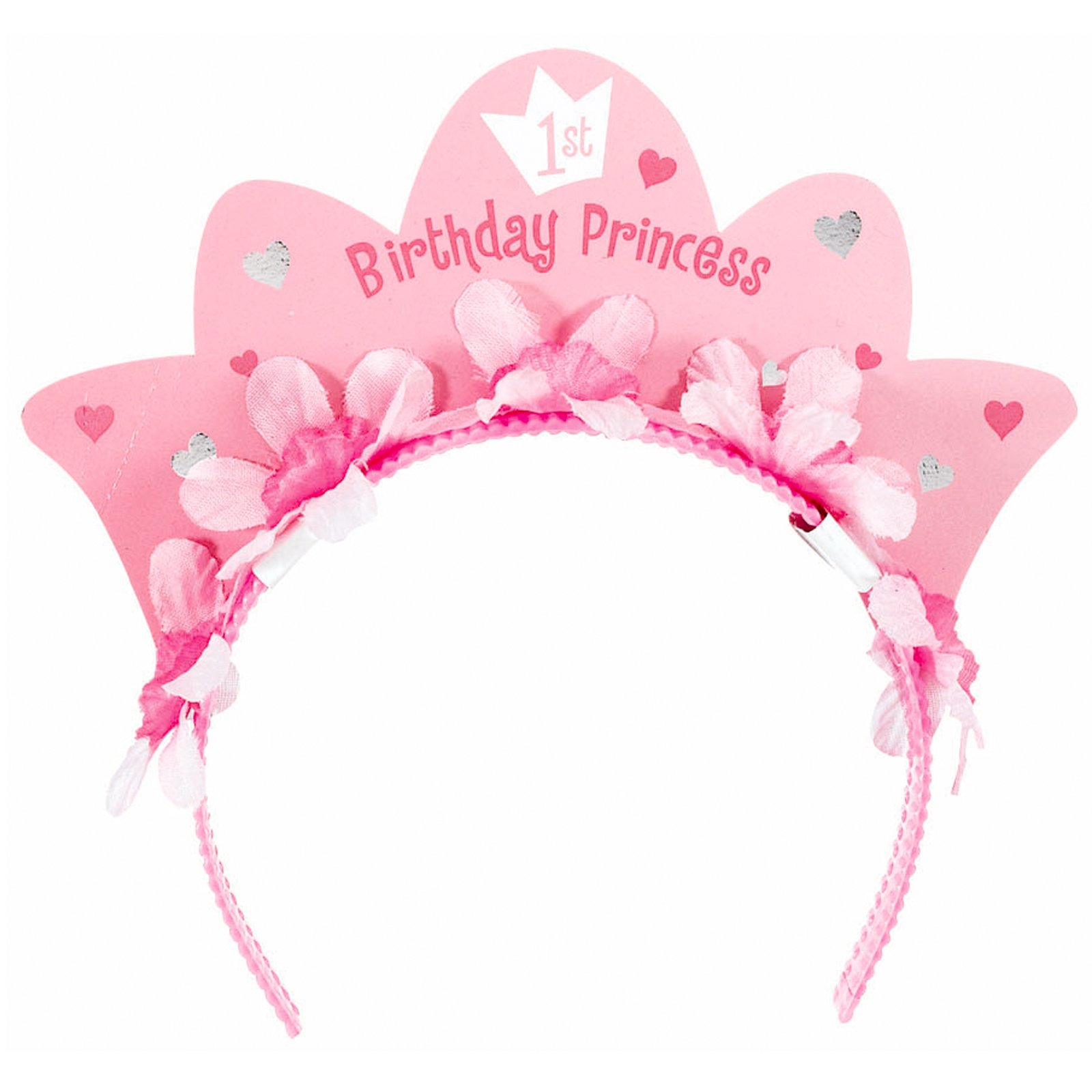 1st Birthday Princess Tiara Headband   Veil Entertainment   Promotions