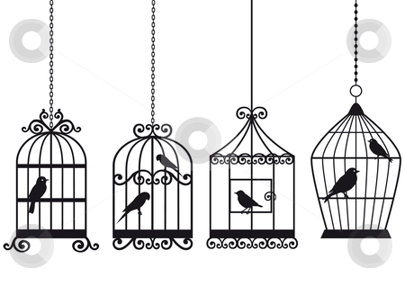 Artikel Terkait Vintage Bird Cage Clipart
