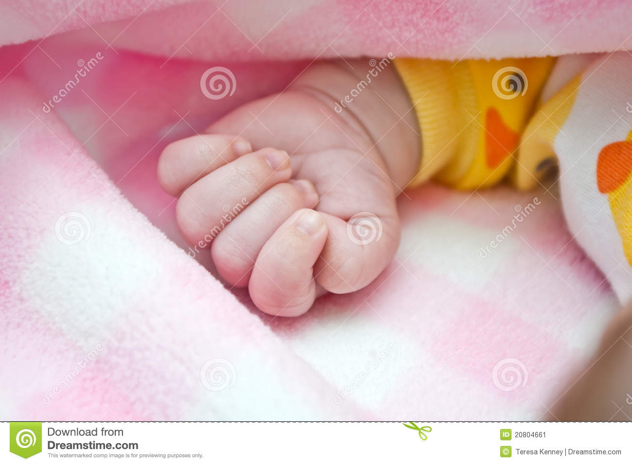 Baby Fist Stock Image   Image  20804661