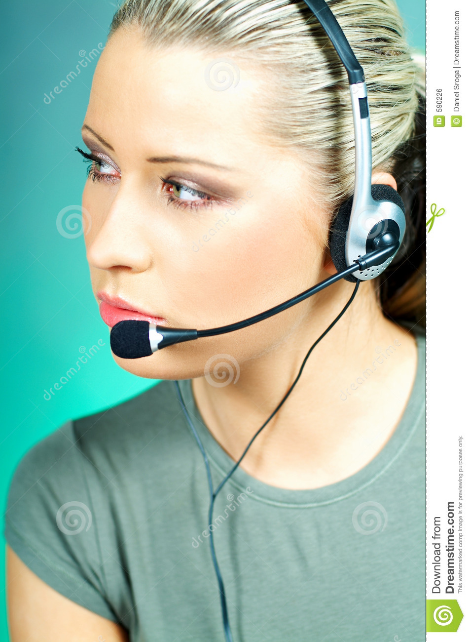Call Center Agent Royalty Free Stock Image   Image  590226