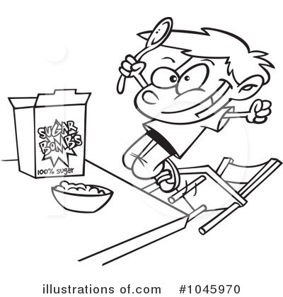 Cereal Clipart  1045970   Illustration By Ron Leishman