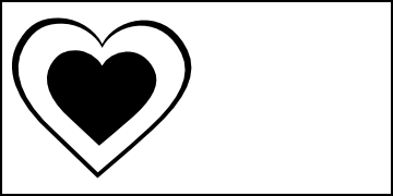 Clipart Black And White Black And White Heart Clipart Gift Tags Png