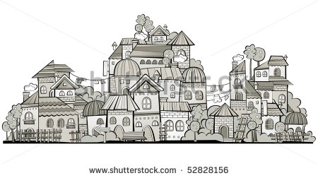 Images Similar To Id 130569110   Little Town Infographics  Urban