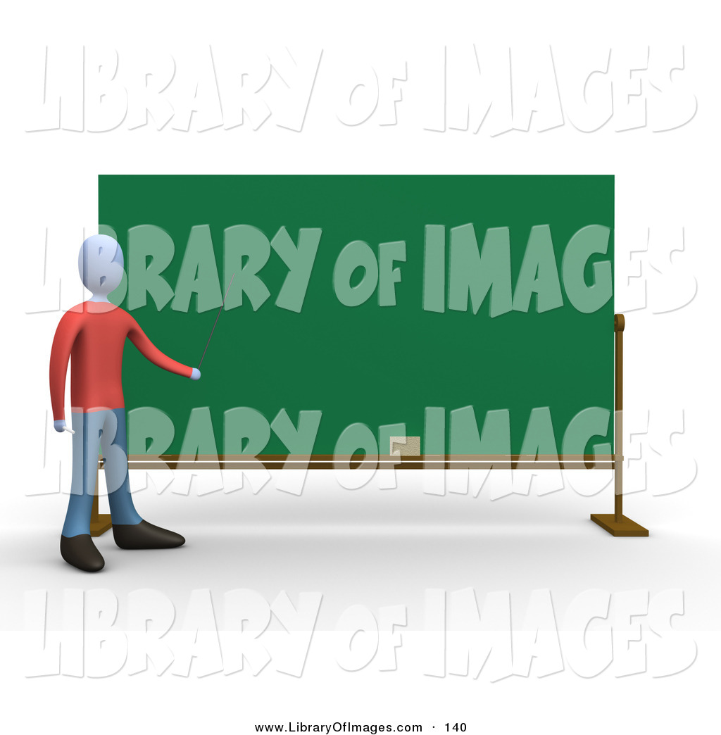 Larger Preview  Clip Art Of A Gray Teacher Man Standing In Front Of A