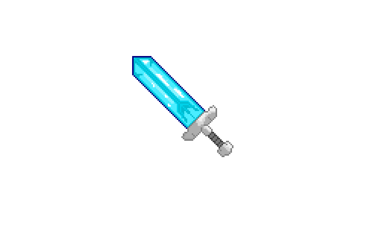 Minecraft Diamond Sword Clipart   Free Clip Art Images