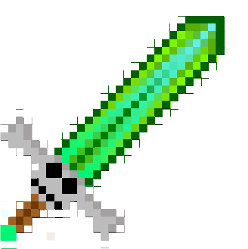 Minecraft Sword Clipart Green Sword Mi Minecraft