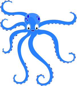 Octopus Clipart Black And White   Clipart Panda   Free Clipart Images