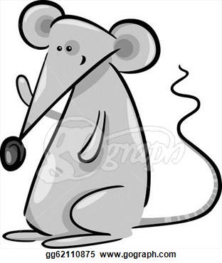 Of Cute Little Gray Mouse Clipart Illustrations Gg62110875