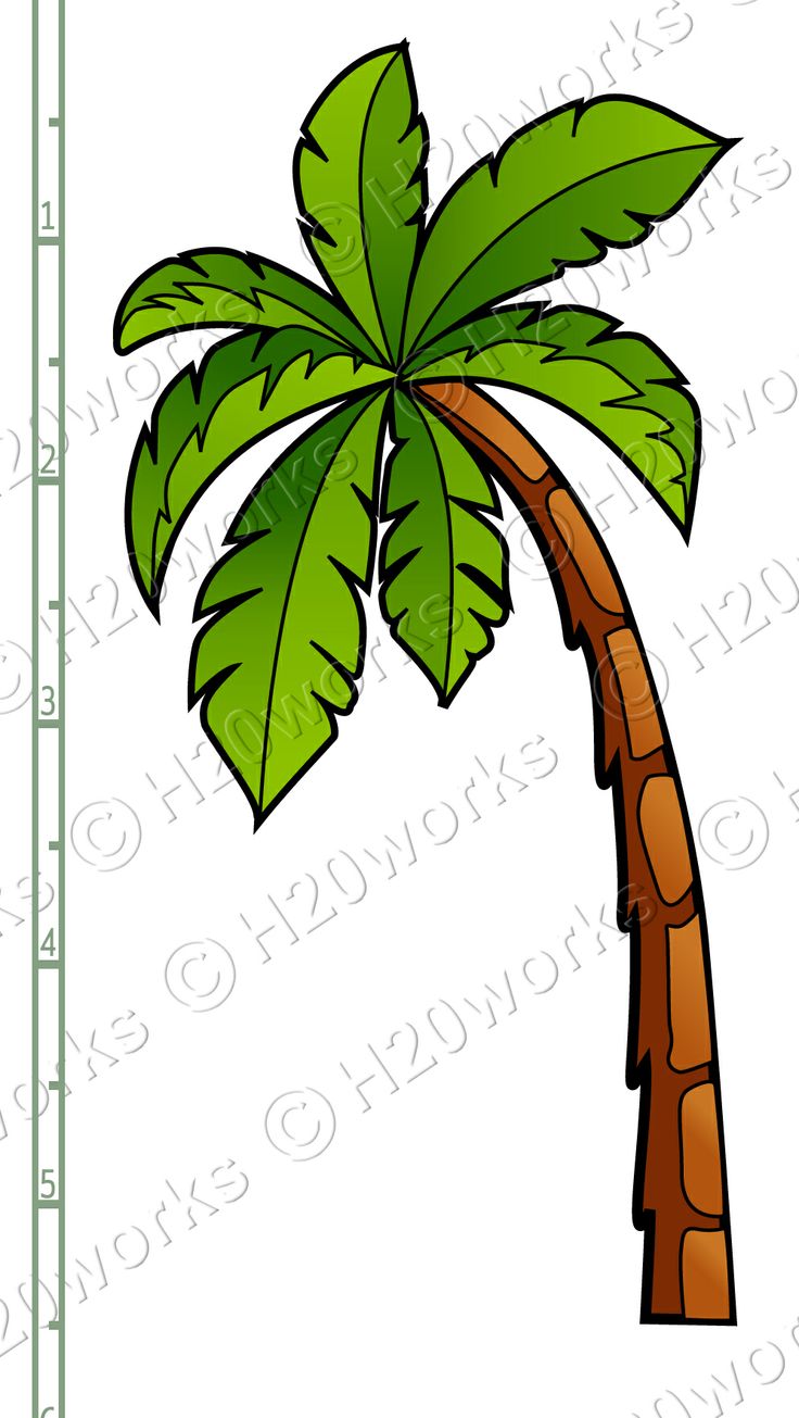 Palm Trees Clip Art       Sheet   Starfish Sun Palm Tree Sunglasses