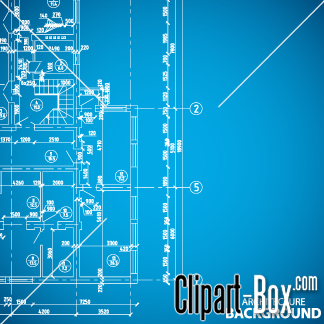 Related Architectural Blueprint Cliparts