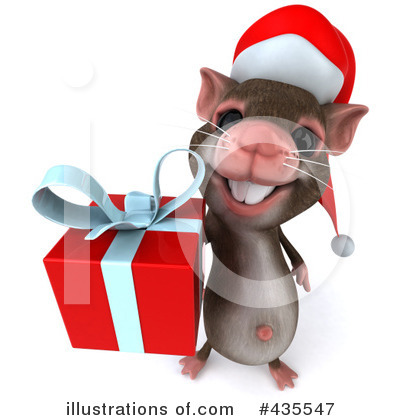 Royalty Free  Rf  Christmas Mouse Clipart Illustration  435547 By