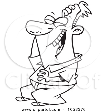 Royalty Free  Rf  Laughing Man Clipart   Illustrations  1