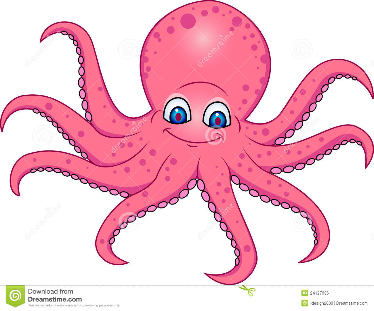 Royalty Free Stock Image  Octopus Cartoon  Image  24127936