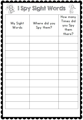 Spy Sight Words Reading Activity With A Freebie Clever Classroom