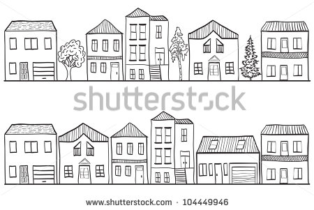 Stock Images Similar To Id 163827071   Christmas Town Illustration