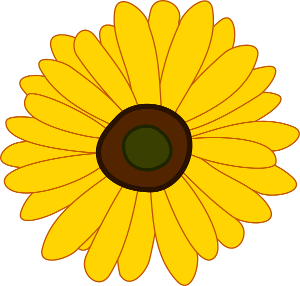 Sunflower Clipart    Plants Flowers Abstract Flower Flower Designs