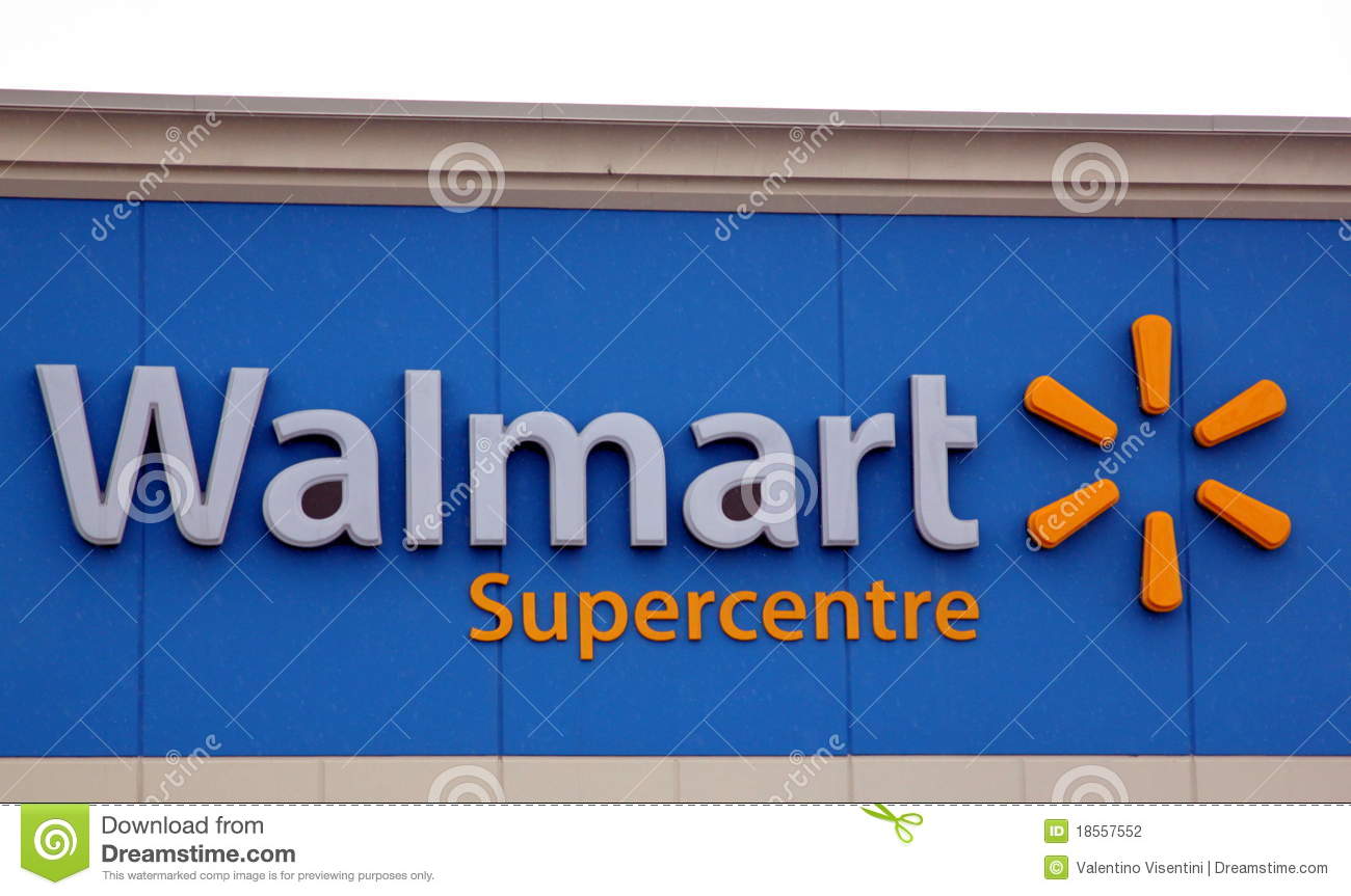 Walmart Supercentre Editorial Photography   Image  18557552
