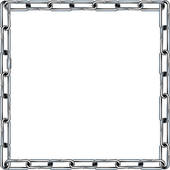Art Of Seamless Metal Chain Link Border K10373929   Search Clipart