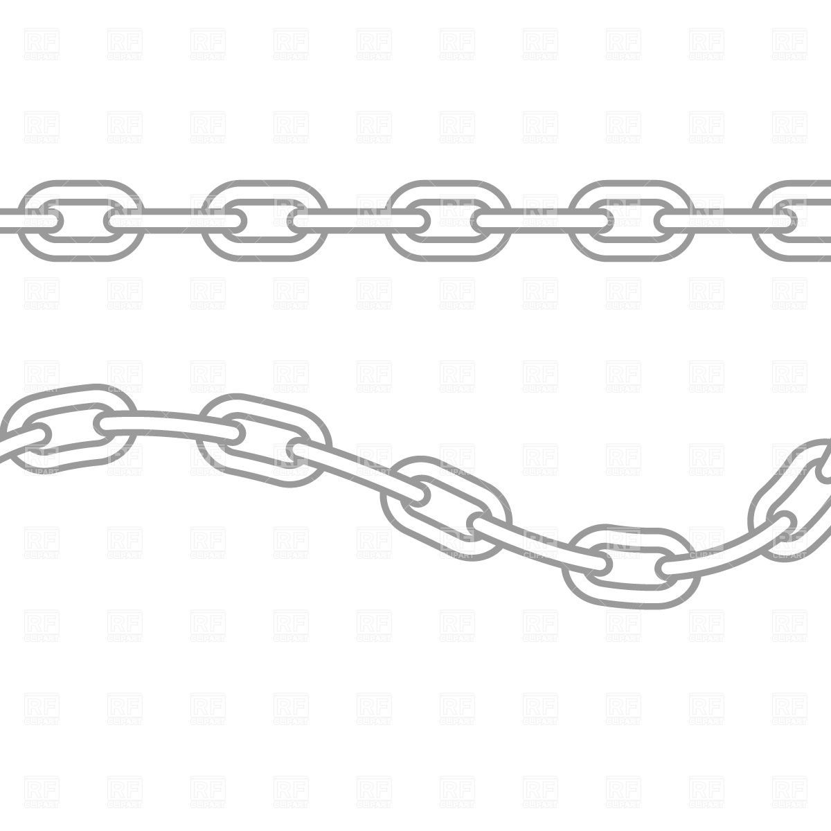 Clipart Catalog   Design Elements   Chain Links Download Royalty Free
