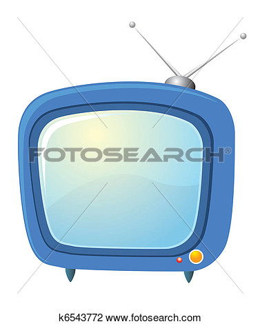 Clipart   Retro Television  Fotosearch   Search Clip Art Illustration
