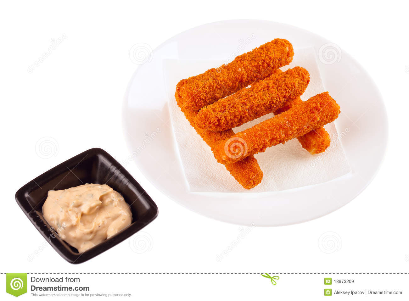 Delicious Mozzarella Fried Sticks Royalty Free Stock Images   Image