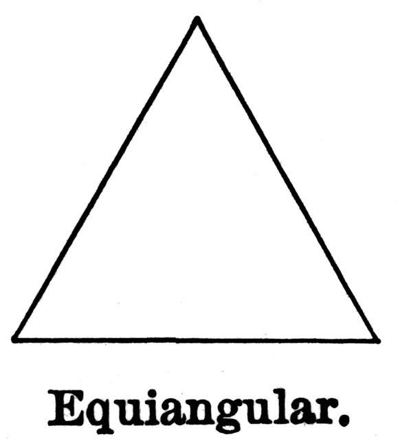 Equiangular Triangle   Clipart Etc