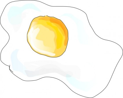 Fried Eggs Clip Art Free Vector In Open Office Drawing Svg    Svg