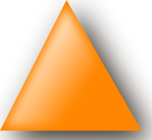 Orange Triangle Clip Art At Clker Com   Vector Clip Art Online