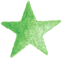 Pix For   Green Stars Clip Art