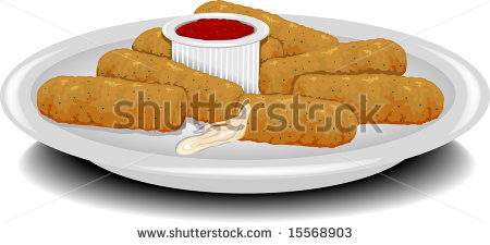 Plate Of Fried Mozzarella Cheese Sticks    15568903   Shutterstock